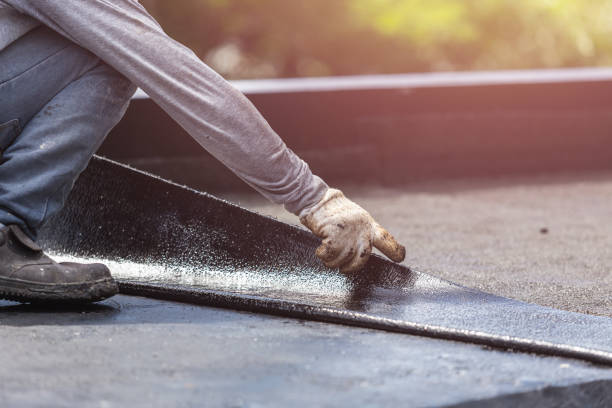 Professional Exterior Waterproofing technician working in Victoria, VA